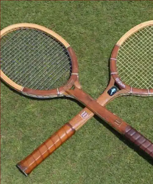 Vintage tennis racquets