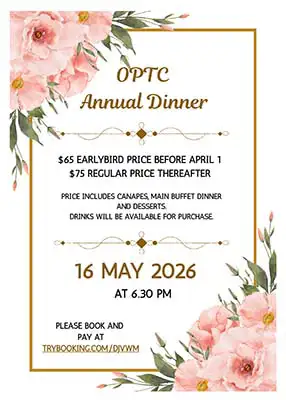 Annual Dinner flyer